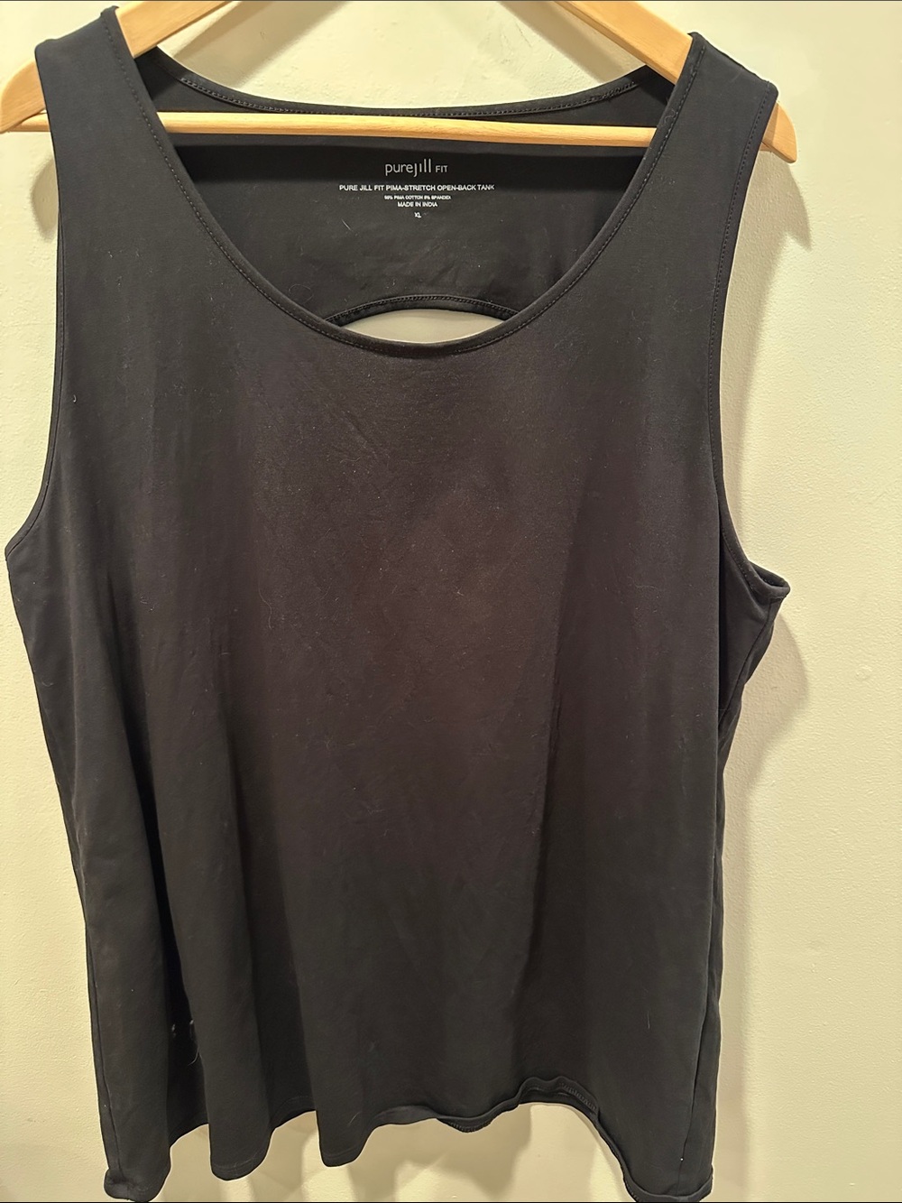 J Jill Classic Black Sleeveless Women's Tank Top